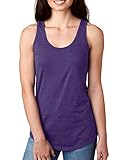 Next Level Apparel Women's Ideal Racerback Tank - X-Small - Purple Rush