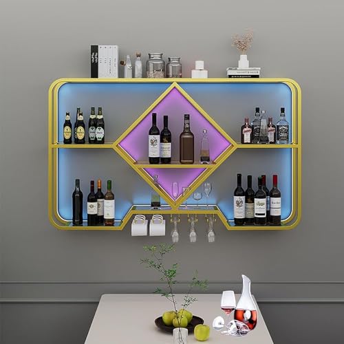 Casier à vin suspendu gain de place avec support - 2