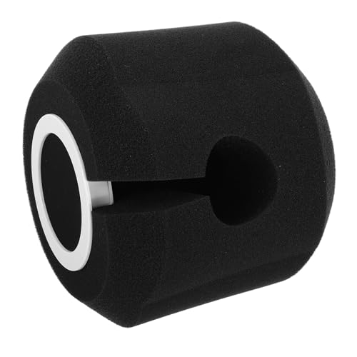 Beaupretty Filtro Antiviento para Micrófono de Condensador Esponja Acústica Absorbente de Pantalla Protectora para Grabación y Transmisión de Audio