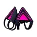 Produktbild Razer Kitty Ears for Kraken Headsets: Compatible with Kraken 2019, Kraken TE Headsets - Adjustable Straps - Water Resistant Construction - Neon Purple