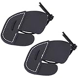 VGEBY Finger Archery Tab 2Pcs 3 Finger Hand Protect Guard Portable Soft Faux Leather Glove Protector Accesorios Outdoor & Sports Essentials