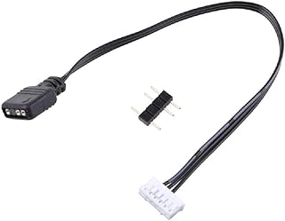 hejhncii for Coolmoon-Fan Controller 5V 3 Pin to 6pin 4Pin Transfer Adapter Cable 5V ARGB 3Pin to 4P 6P Converter Cable