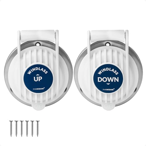 Five Oceans Windlass Foot Switch - Covered Anchor Windlass Deck Foot Switch Up/Down, Single...