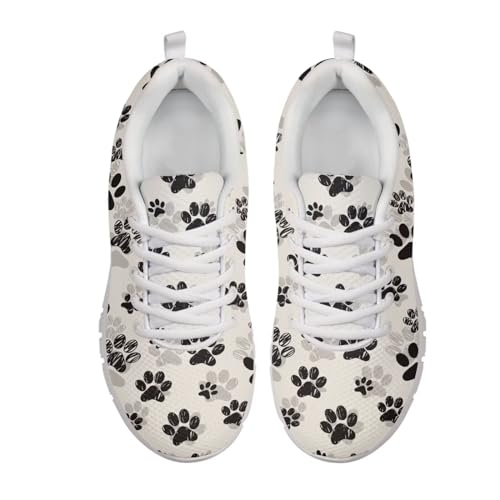 HUGS IDEA Cats Printed Women's Cute Casual Running Sneakers Tennis Shoes2