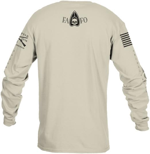 Grunt Style FAFO Spirit Long Sleeve Men's T-Shirt - Image 3