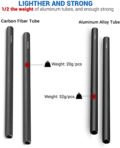 SMALLRIG 15mm Rod en Fibre de Carbone 20cm, Lot de 2-870 - imagen 5