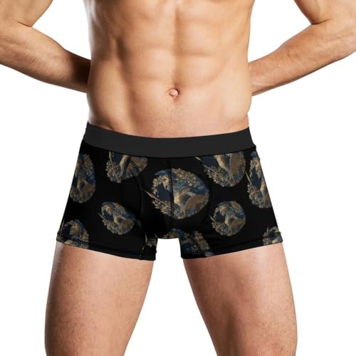 Athena Greek Goddess Mens Underwear Boxer Briefs Breathable Shorts