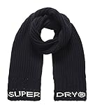  Superdry SD Tipped Scarf Bufanda, Azul (Navy11S), Taglia Unica para Hombre