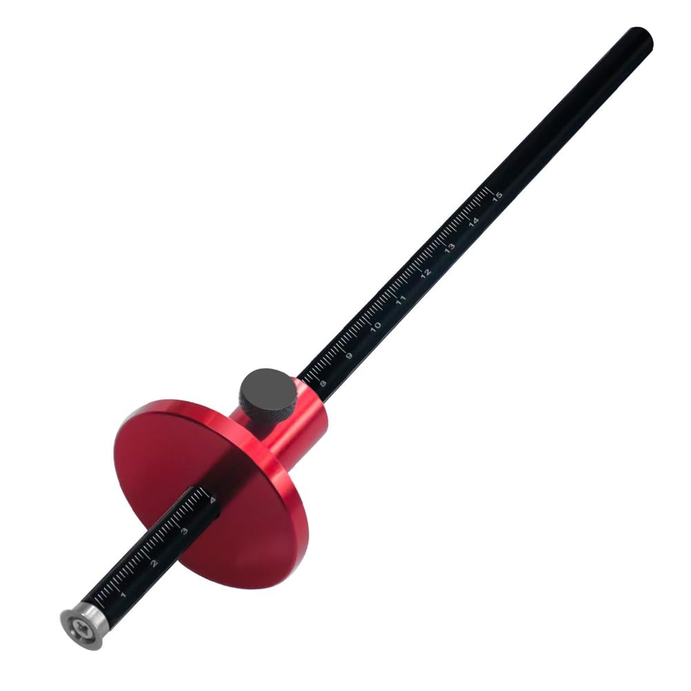 Ctrlzs Light Wood Scriber Marking Tools With Inch&Mm Scale - Parallel Line Drawing Mortise Measuring