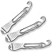 Bicycle Tire Lever - Silver - Set of 3 - Premium Hardened Plastic Levers to Repair Bike Tube