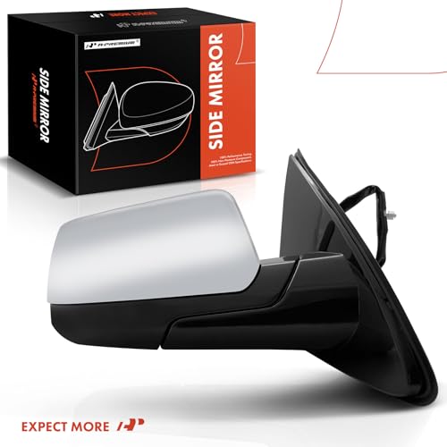 A-Premium Passenger Side Power Door Mirror - Compatible with Chevrolet Tahoe, Suburban 3500 HD & GMC Yukon, Yukon XL - Heated Manual Folding Chrome Outside Rear View Mirror - Replace# 84347490 by A-Premium - Used condition - Image 8