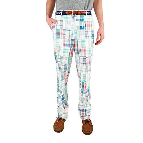 COUNTRY CLUB PREP Pastel Madras Pants