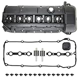 MILIPARTS Upgrade Engine Valve Cover with Gasket Bolts Compatible with 2003-2007 BMW X3 X5 325i 330i Z4 325ci 325xi 330ci 330xi 525i 530i E46 Replace Part 11127512839