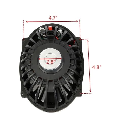 Parlante para manillar moto 5x7 para Touring 1994-2025 miniatura 4