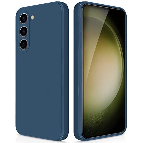 GiiYoon Funda para Samsung Galaxy S23, Case de Silicona Suave de TPU Funda Protector de Goma Fexible Prueba Liviano y a Delgado de Golpes Antirrayas para Teléfono Samsung Galaxy S23(Azul)