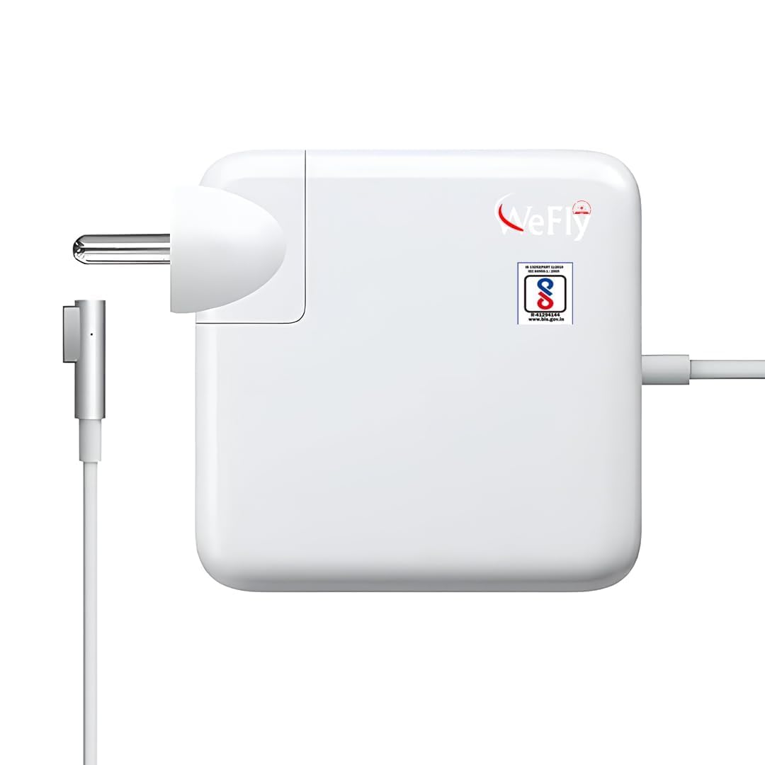 WeFly Compatible for Mac/Book Pro Charging Cable, 60W L-Tip Mac/Book Charger Compatible for Mac Book Pro 13″ (2010~2012) and Mac Book (Late 2009-2010), Model A1278 A1342 A1181 A1184 A1185 A1344