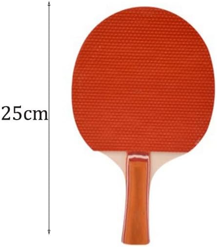 Beginner's Set of Table Tennis Rackets Including 2 Pairs Straight Handed Cross