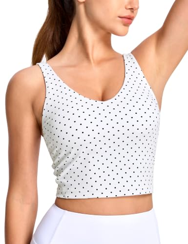 Image of THE GYM PEOPLE Womens' Sports Bra Longline Wirefree Padded with Medium Support