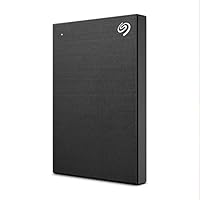 Seagate One Touch 2TB External HDD with Password Protection – Black, for Windows and Mac, with 3 yr Data Recovery Services, and 4 Months Adobe CC Photography (STKY2000400)