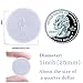 Timeskey NFC Tags 10pcs NTAG 215 NFC Stickers NFC Tag Sticker NFC Chip 100% Compatible with TagMo 504 Bytes Memory Fully Programmable