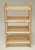 Holzregal 4 Böden BxTxH: 45x33x79cm