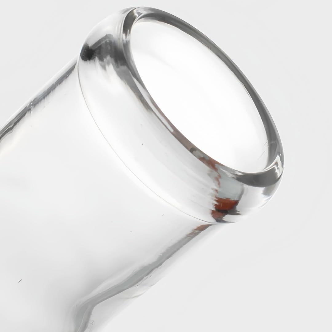 VIDOO Matraz Erlenmeyer de Vidrio Borosilicato 3.3, Frasco Cónico Graduado para Medición en Laboratorio, Investigación Científica y Educación, A 10000ml