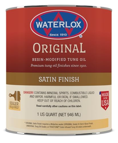 Waterlox TB 6044 Original Satin Finish, Quart, 32 Fluid Ounc...