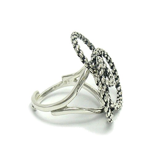Bague en argent massif 925 ajustable R001410 : cadeau idéal - 3