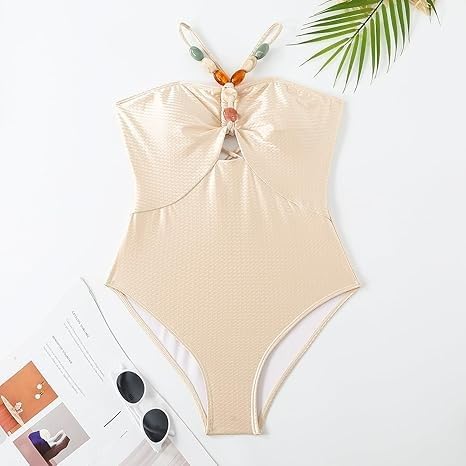 Image of AARAM Stylish Premium Women's One Piece Swimsuit with Cover Ups Wrap Skirt Sarong Retro Floral Print Monokini Tummy Control Swimwear, Printed Swimming Costume for Women Beach Wear
