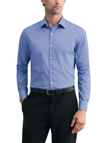Image of Van Heusen Men's Dress Shirt Fitted Everyday Defense Stretch