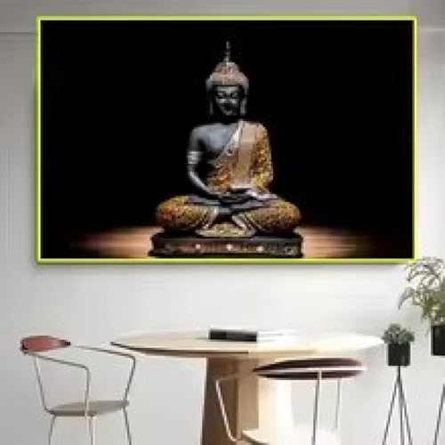 Bouddha affiche de sculpture sur toile pour apaiser votre intérieur