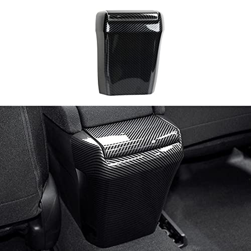 BRMYL Armrest Box Cover Trim Sticker for 2016 2017 2018 2019 2020 2021 Honda Civic Accessories ABS Carbon Fibre Inner Sticker