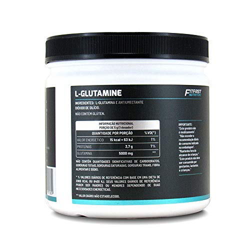 L - Glutamine - 300g Sem Sabor - Fitfast Nutrition, Fitfast Nutrition