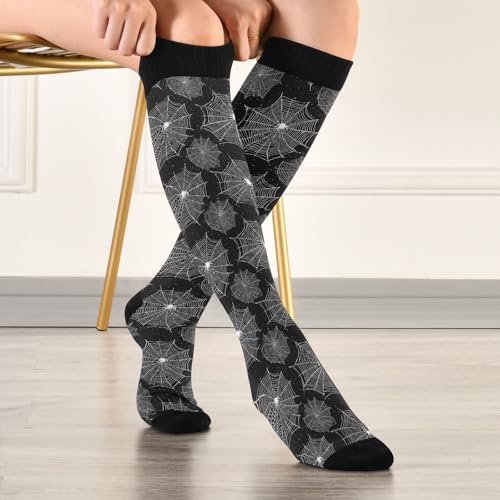 Image of SHJI Compression Socks for Women Sock Men Knee High Stockings for Running Athletic Hiking Cycling