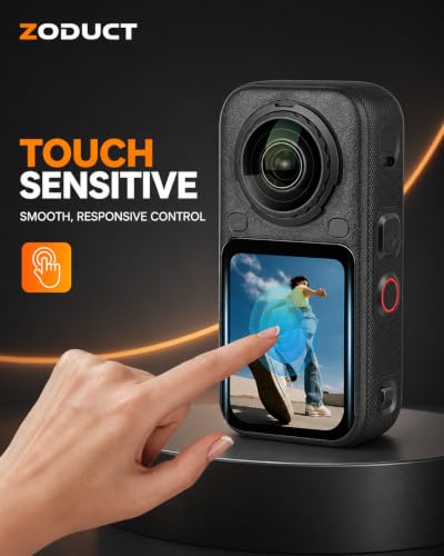 Image of Insta 360 X6 Screen Guard Protector Tempered with 98% Transparency Waterproof, Dust Proof, Anti-Strach Protective Insta 360 Action Camera Accessories (1Pc)