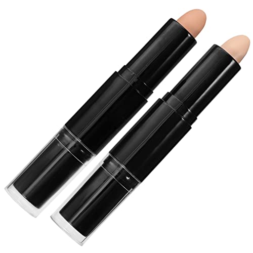 UKCOCO 2 piezas Stick de y Corrector Dual para Maquillaje Barra Iluminadora y Correctora para para un Maquillaje Tridimensional y Resaltar Faciales