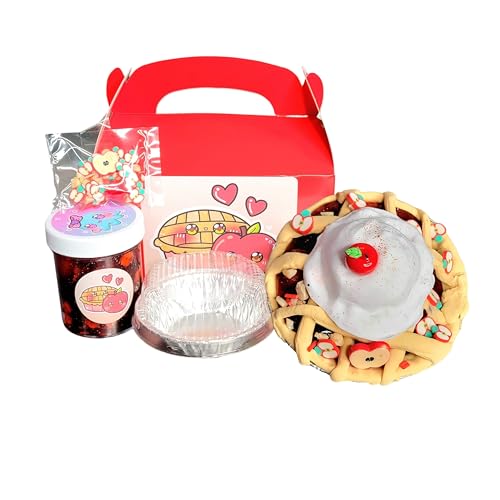 Apple Pie DIY Slime Kit – Clear Jelly Cube &