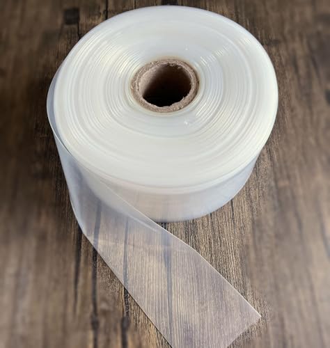 4 Mil Thick Poly Tubing Roll 2.4 Inch x280 Feet,4/5/8/10/12/15cm Available for Custom Poly Bag Packaging Solution