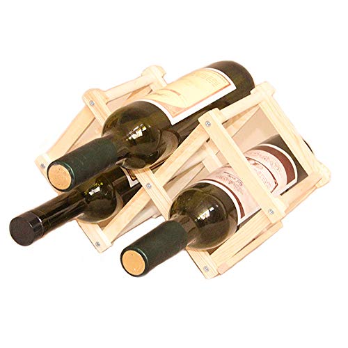Soporte para botellas de vino Cherish Wood, 3 unidades miniatura 1