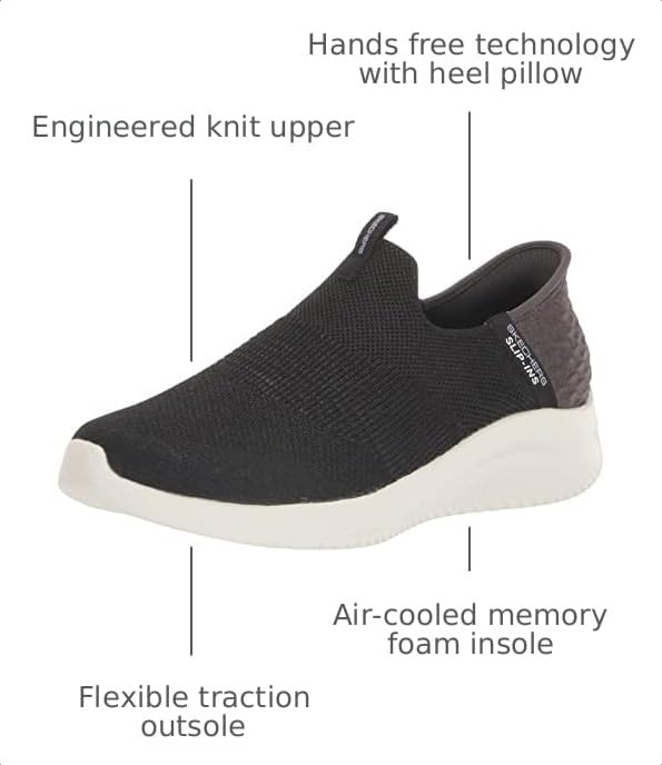 Image of Skechers Women's Hands Free Slip Ins Ultra Flex 3.0 Smooth Step Sneakers