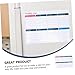 NUOBESTY 2pcs Magnetic Schedule Board Erasable Fridge Note Boards for Kitchen and Office Use Soft Magnetic Design Easy to Clean for Organized Planning