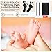 Jetec 8 Set Inkless Baby Footprint and Handprint Kit, Clean Touch Ink Pad for Baby Hand and Footprints, Dog Paw Print Kit with Ink Pads and Imprint Cards for Newborns Babies Pets Gifts (Black)