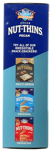 Image of Blue Diamond NutThins Cracker Snacks, Pecan, Boxes, 4.25 oz
