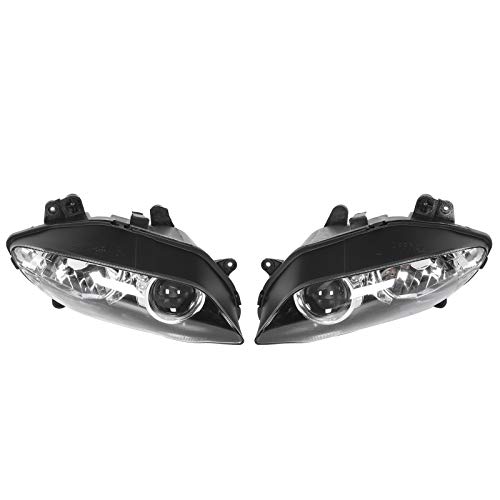 Phare de Moto YZF 1000 R1 Lentille Jaunie Solution Boîtier Avant Acouto Transparent 2004-2006