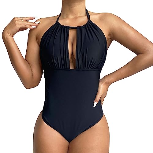 Maillots une pièce femme halter sculptant et push up pour la plage