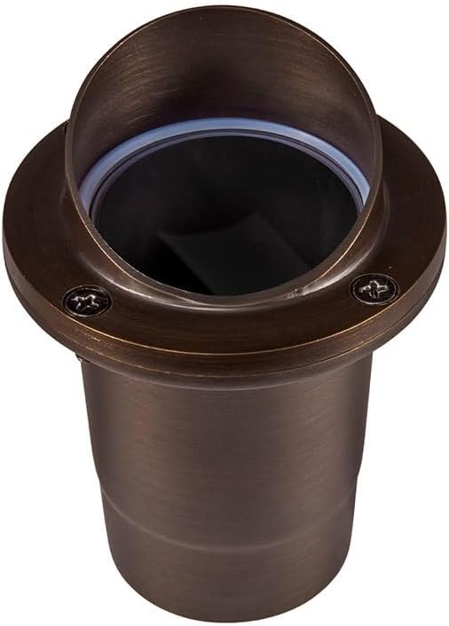 Alliance Brass Fixed MR16 In-Ground Well Light with GL100 Angled Shroud (No Bulb) | LWGL100K