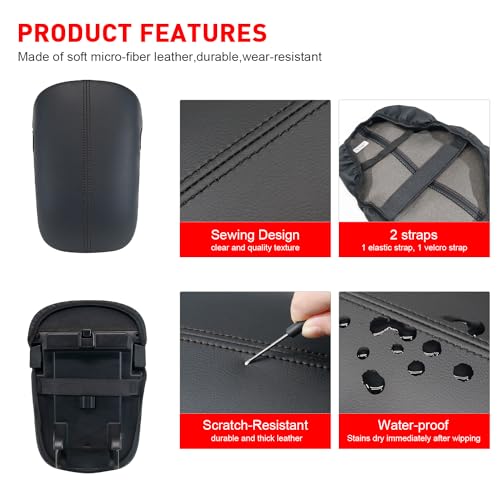 Image of Console Cover for Ford Mustang Accessories 2026 2025 2024 2023 2015-2022