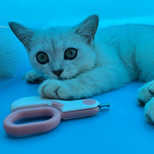 Small Animals Nail Clippers with LED Lights to Avoid Excessive Cutting and Razor Sharp Blades - Professional Claw Trimmer for Tiny Dog Cat Kitten Bunny Rabbit Bird Guinea Pigs Ferret Hamsters (Blue) - Thumbnail 6