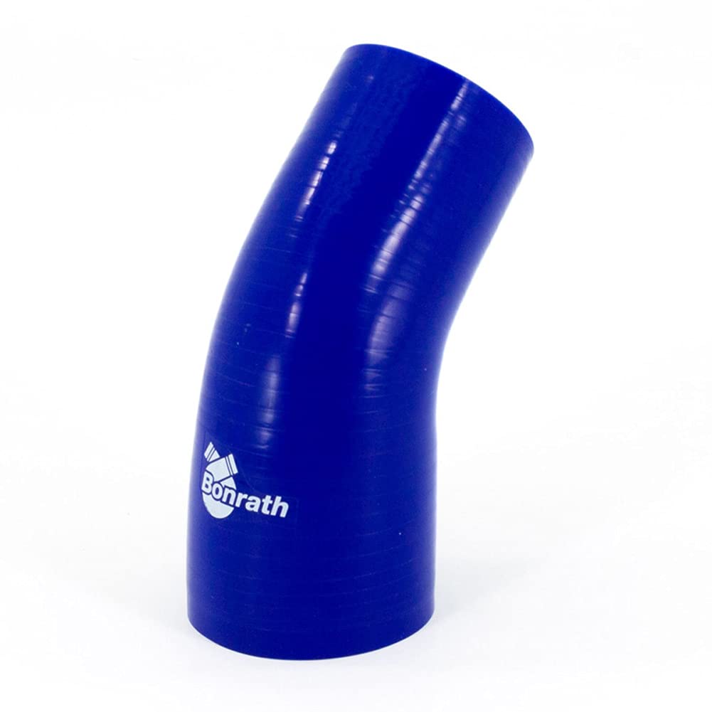 Bonrath Silicone Hose Reducer 45 degree Elbow - Length:50mm - Ø45>38mm