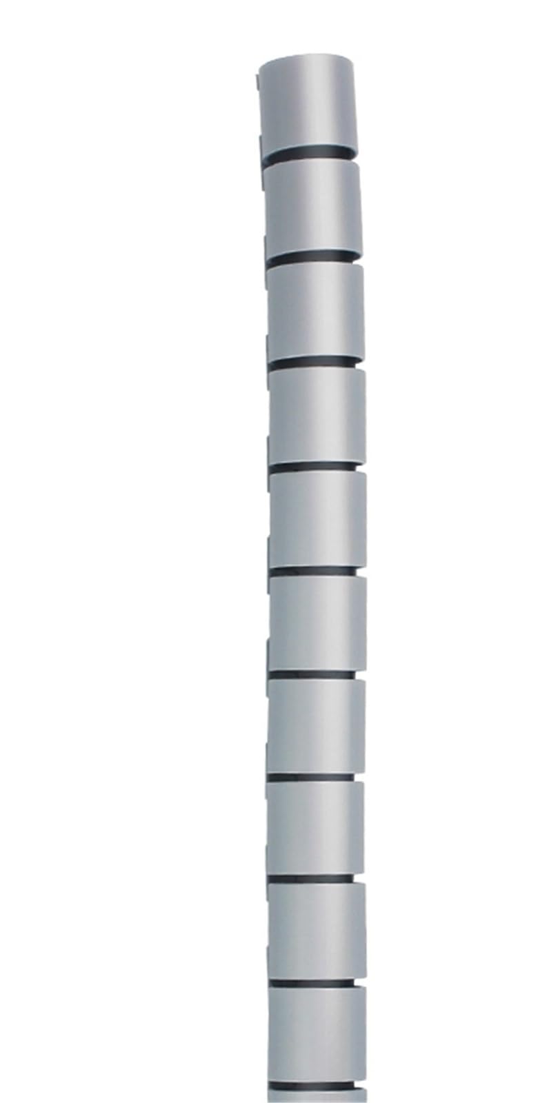 Avvolgicavo a spirale flessibile Organizzatore di cavi a spirale flessibile da 5/10M, cavo for tubi stoccaggio, supporto for computer, lunghezza del tubo, organizzare(10M GRAY,42 mm)